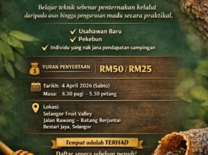 📚 Kursus Jinak Ternak Lebah Kelulut