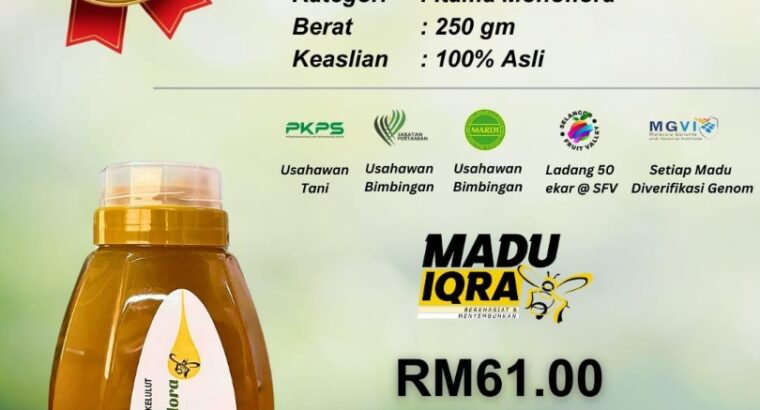 🍯 MADU KELULUT ITAMA MONOFLORA 250G – ASLI, P...