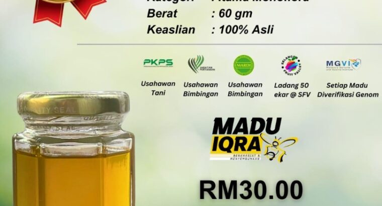 🍯 MADU KELULUT ITAMA MONOFLORA 60G – 100% ASL...