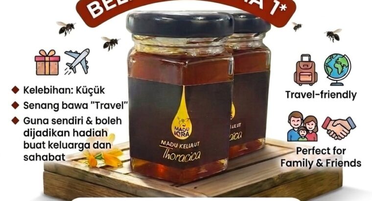 RM35 Dapat 2 Botol Madu Kelulut Thoracic...