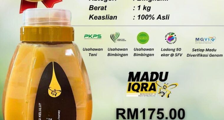 🐝🍯 Madu Kelulut Binghami – Pakej 1kg