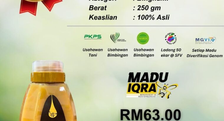 🐝🍯 Madu Kelulut Binghami 250g