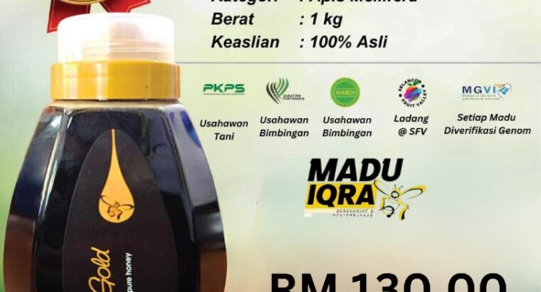 🍯 Madu Apis Mellifera 1kg – Madu Biasa Premium