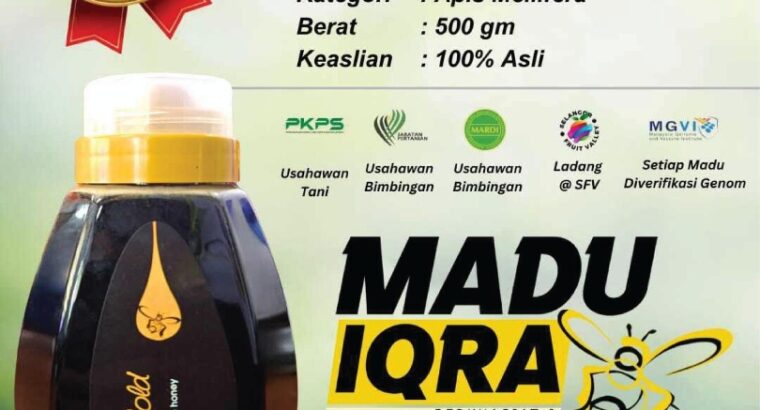 🍯 Madu Apis Mellifera 500g – Madu Asli Pilihan