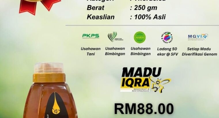 🍯 Madu Kelulut Thoracica 250g – Kecil Botolnya
