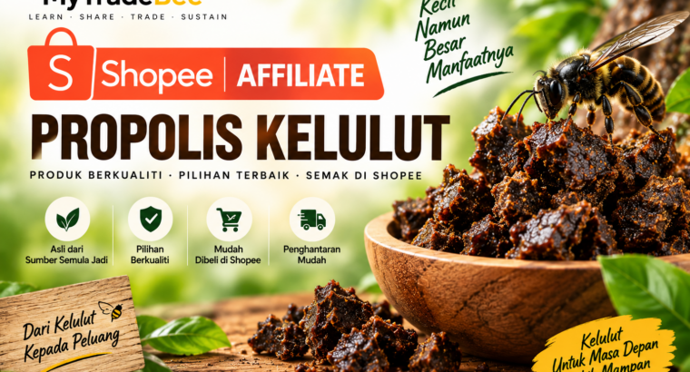 Propolis Kelulut Itama / Thoracica Gred A+